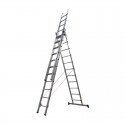 Escalera profesional aluminio 3x11 peldaños