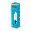 Bombilla vela LED filamento E14 4W 470lm 2700K 360°
