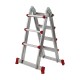 Escalera multiposiciones de aluminio 4x3