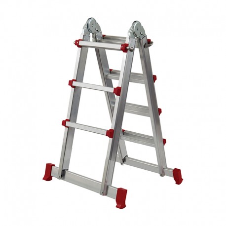 Escalera multiposiciones de aluminio 4x3