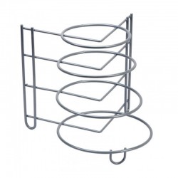 Soporte anticorrosión para cartenes gris