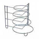 Soporte anticorrosión para cartenes gris
