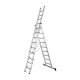 Escalera profesional aluminio 3x9 peldaños