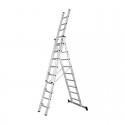 Escalera profesional aluminio 3x9 peldaños