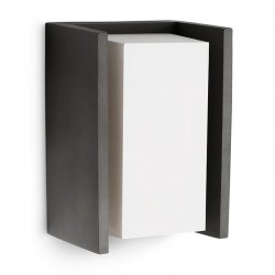 Aplique de aluminio antracita E27 15W Bridge Philips