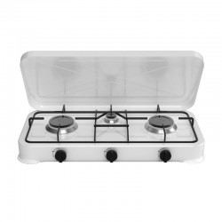 Hornillo de gas 3 fuegos 5400W Flavourmy Universal Blue