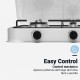 Hornillo de gas 3 fuegos 5400W Flavourmy Universal Blue