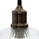 Lámpara colgante de cristal 20cm 40W