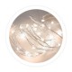 Guirnalda alambre luces LED 2xAA/LR6 IP20 luz fría 6000K 200cm