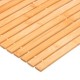 Alfombra de baño de rejillas de bambú 59x40cm