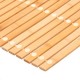 Alfombra de baño de rejillas de bambú 59x40cm