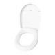 Tapa para inodoro WC de duroplast blanca Premium 6