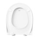 Tapa para inodoro WC de duroplast blanca Premium 6