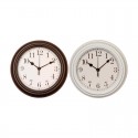 Reloj de pared redondo retro de plástico