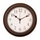 Reloj de pared redondo retro de plástico
