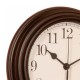 Reloj de pared redondo retro de plástico