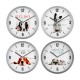 Reloj de pared con diseño perritos