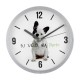 Reloj de pared con diseño perritos