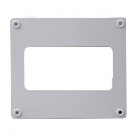 Remate de pared rectangular PVC 110x55mm