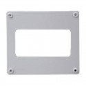 Remate de pared rectangular PVC 110x55mm