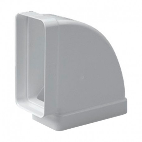Codo rectangular horizontal 90º 110x55mm