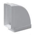 Codo rectangular horizontal 90º 110x55mm
