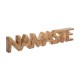 Namaste decorativo de madera de mango 56x3,2x9,5cm