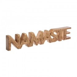 Namaste decorativo de madera de mango 56x3,2x9,5cm