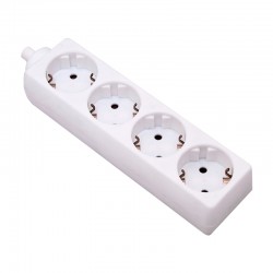 Base Schuko 4t. s/cable
