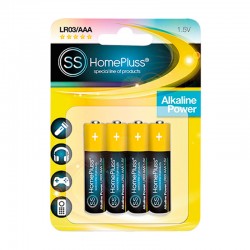 Pila alcalina LR03/AAA 4 uds. Homepluss