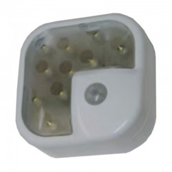 Lámpara 10 LED con sensor de presencia