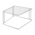Estante rinconera de metal para vajilla 25x25x15cm