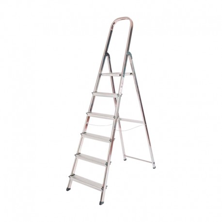 Escalera de aluminio 6 peldaños
