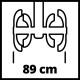 Aradora de gasolina 80cm GC-MT 4280 Einhell