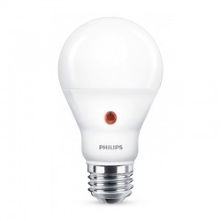 Bombilla estándar LED c/sensor E27 6,5W