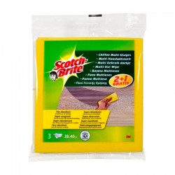 Bayetas multiusos amarillas Scotch 3 uds