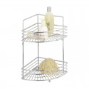 Cestillo rinconera cromo 2E 32x22x37cm