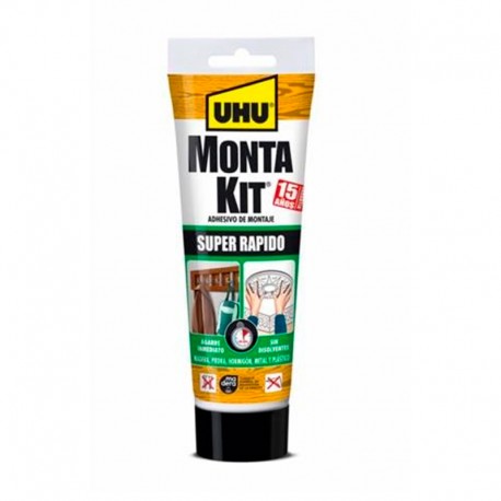 Adhesivo súper rápido 250g Monta Kit Uhu