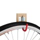 Gancho para bicicleta de pared giratorio