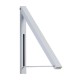 Perchero de pared plegable blanco