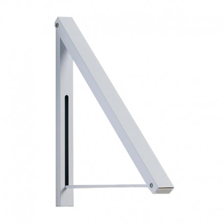 Perchero de pared plegable blanco