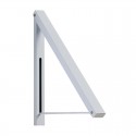 Perchero de pared plegable blanco