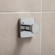 Percha colgador cromo 6x4,6x6cm Kalo