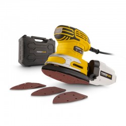 Lijadora múltiple 220W + 15 hojas de lija POWX0481 Power Plus