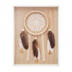 Cuadro atrapasueños de madera