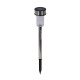 Baliza solar LED de acero inoxidable 36,5cm