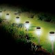 Baliza solar LED de acero inoxidable 36,5cm