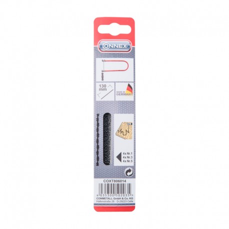 Set hojas sierra espiral 3/5/7 12 uds.