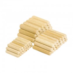 50 espigas largas de madera 6x30mm unión