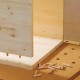 50 espigas largas de madera 6x30mm unión